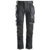 Snickers Workwear-62415804058-pantalón Elástico Allroundwork Con Bolsillos Flotantes Gris Acero-negro Talla 58