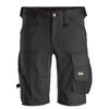 Snickers Workwear-61430404044-pantalones Cortos Elásticos Allroundwork Negro Talla 44