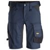 Snickers Workwear-61439504048-pantalones Cortos Elásticos Allroundwork Azul Marino-negro Talla 48