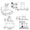 Electrolux Campana De Pared Decorativa 95cm 47db 603m³ / H Acero Inoxidable - Eff90462ox