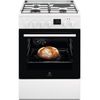 Electrolux Cocina Mixta 4 Fuegos 57l Blanca - Lkm624011w