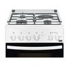 Faure Cocina Mixta 4 Fuegos 60l Blanca - Fcm54041wa