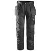 Snickers Workwear-32120404042-3212 Pantalón Largo Duratwill Con Bolsillos Flotantes Negro Talla 42