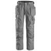 Snickers Workwear-32141818154-3214 Pantalón Largo Canvas+ Con Bolsillos Flotantes Gris Talla 154