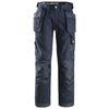 Snickers Workwear-32149595112-3214 Pantalón Largo Canvas+ Con Bolsillos Flotantes Azul Marino Talla 112