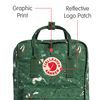 Mochila Para Portátil 15" Adulto Fjällräven Kånken Art Fábula Verde