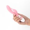 Vibrador Con Estimulador De Clítoris Crushious Gummie Rosa