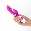 Vibrador Con Estimulador De Clítoris Crushious Gummie Morado