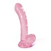 Dildo Anal Vaginal Rosa Crushious Jelly Hudini