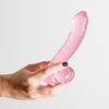 Dildo Anal Vaginal Rosa Crushious Jelly Hudini