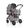 Carrito De Bebé Trio 3 In 1 Milan Gris