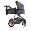 Carrito De Bebé Trio 3 In 1 Midas Negro