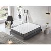 Conjunto Colchón Viscoelástico + Cama Con Somier De Láminas 140x190cm