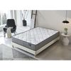 Conjunto De Colchón De Látex Natural + Cama Con Somier De Láminas 140x190cm