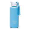 Botella Irisana Bbo4 Mini Vidrio De Borosilicato (330 Ml) Color Azul