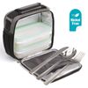 Tatay Prime - Kit Bolsa Térmica 4.7l Con Recipientes Y Cubiertos Níquel Free. Gris