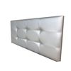 Cabecero Cama  Polipiel Moderno  105*70cm Texas Plata