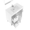 Kit Mueble De Baño Blanco Brillo.