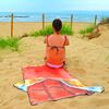 Toalla De Playa Microfibra Chocolate Be Crazy 77cm X 135cm