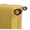 Maleta Grande Color Amarillo De Polipropileno 76 X 49 X 29 Cms 4 Ruedas