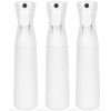 Set 3  Spray Pulverizador Niebla Fina Activotex 300 Ml Blanco