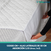 Pack 2 Empapadores Absorbentes Eco Lavables Cama 135cm 3,15 Litros/m2 Ortoprime