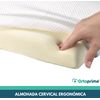 Almohada Cervical Ergonómica Viscoelástica | Descanso Reparador Ortoprime