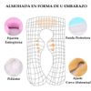 Almohada En Forma De U | Mujeres Embarazadas Azul Ortoprime