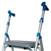 Andador De Aluminio Plegable Con Asiento Ortoprime