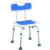 Silla Ducha Antideslizante Con Respaldo Y Asiento Acolchado Ortoprime