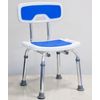 Silla Ducha Antideslizante Con Respaldo Y Asiento Acolchado Ortoprime