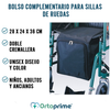 Bolso Complementario Para Silla De Ruedas | Azul Marino Ortoprime