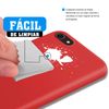 Funda Silicona Para Apple Iphone 7 / 8 / Se 2020 Rojo - Librephonia