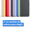 Funda Silicona Para Apple Iphone 12 | 12 Pro Negro - Librephonia