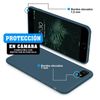 Funda Silicona Para Apple Iphone 7 / 8 / Se 2020 Azul Cosmos - Librephonia