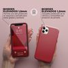 Funda Silicona Para Apple Iphone 11 Pro Max Granate | Librephonia