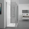 Puerta Corredera Doble Ducha Cooper  150 Cm Cristal Transparente Lateral Fijo: 70 Cm