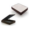 Pack Colchon + Canape Abatible Descansin | 105 X 190 | Chocolate | Maxima Comodidad | Gran Almacenaje