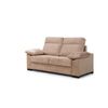 Sofa Cama Italiano | Sistema Apertura Italiana | 3 Plazas | Color Tapizado Beis | Colchon 140x190