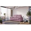 Sofa Cama Italiano | Sistema Apertura Italiana | 3 Plazas | Color Tapizado Rosa | Colchon 140x190
