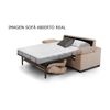 Sofa Cama Italiano | Sistema Apertura Italiana | 3 Plazas | Color Tapizado Rosa | Colchon 140x190