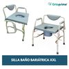 Silla Para Baño Bariátrica Con Reposabrazos Abatibles Ortoprime