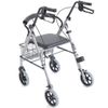 Andador Rollator Altura Regulable Con Asiento Y Cesta Multiuso Ortoprime