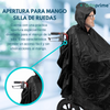 Chubasquero Impermeable Con Cremallera Para Silla De Ruedas