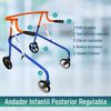 Andador Infantil Posterior Regulable Altura Con Ruedas Giratorias