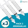 Jeringa Lavado Nasal Para Bebés Y Adultos | Pack 3 Unidades