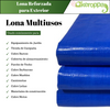 Lona Impermeable Para Jardín, Toldo Reforzado Para Exterior, 3x4 M. Multiusos, Funda Protectora Para Piscina, Azul - Keroppa