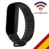 Actecom Correa De Repuesto Compatible Con Xiaomi Mi Smart Band 6 / 7 Recambio Silicona Suave Flexible Pulsera Brazalete Negro