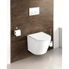 Wc Inodoro Suspendido Empotrado Rimless Blanco Mate | Vater Colgante De Cerámica Blanco Mate Con Montaje A Pared