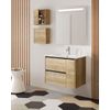 Espejo De Baño Rectangular | Espejo Decorativo Con Luz Led Rectangular | 80 Cm X 80 Cm